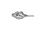 View Fuel Tank Bracket (Left) Full-Sized Product Image