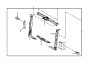 View STAY,  RADIATOR SUPPORT,  RIGHT Full-Sized Product Image