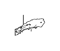 View PLATE,  FRONT SIDE MEMBER,  OUTER LEFT Full-Sized Product Image