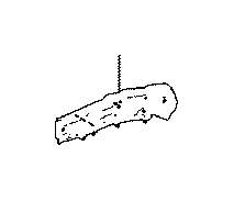 View PLATE,  FRONT SIDE MEMBER,  OUTER RIGHT Full-Sized Product Image 1 of 3