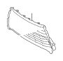 View GRILLE,  RADIATOR,  LOWER Full-Sized Product Image