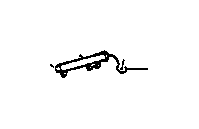 View STOPPER SUB-ASSEMBLY,  GLOVE COMPARTMENT DOOR Full-Sized Product Image 1 of 2