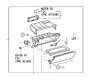 View PIN,  GLOVE COMPARTMENT DOOR LOCK Full-Sized Product Image