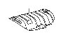 View Floor Pan Heat Shield (Front) Full-Sized Product Image