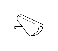View Parking Brake Lever Cover Full-Sized Product Image 1 of 1