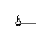 View Door Hinge Bolt (Front, Rear) Full-Sized Product Image