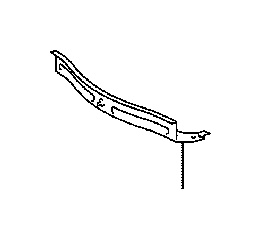 View Floor Pan Crossmember (Rear) Full-Sized Product Image