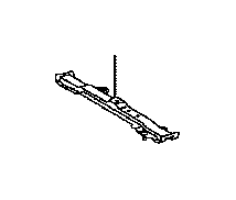 View BRACKET SUB-ASSEMBLY,  REAR FLOOR CROSSMEMBER Full-Sized Product Image 1 of 7