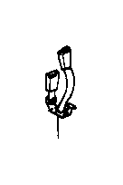 View BELT ASSEMBLY,  REAR SEAT 3 POINT TYPE,  INNER,  LEFT Full-Sized Product Image 1 of 1