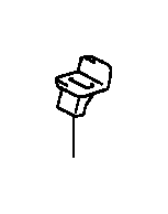 View HOLDER,  REAR SEAT BACK Full-Sized Product Image