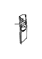 View COVER,  SHOULDER BELT ANCHOR,  LEFT Full-Sized Product Image