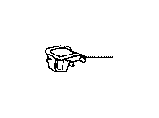 View Folding Seat Latch Release Handle (Left, Right, Rear) Full-Sized Product Image