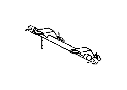View BRACKET SUB-ASSEMBLY,  CHILD RESTRAINT SEAT ANCHOR,  LEFT Full-Sized Product Image 1 of 6