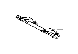 View BRACKET SUB-ASSEMBLY,  CHILD RESTRAINT SEAT ANCHOR,  RIGHT Full-Sized Product Image