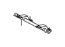 View BRACKET SUB-ASSEMBLY,  CHILD RESTRAINT SEAT ANCHOR,  LEFT Full-Sized Product Image