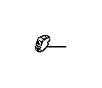 View HOLDER,  TONNEAU COVER HOOK Full-Sized Product Image 1 of 7