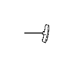 View Seat Back Recliner Adjustment Handle Cap (Left) Full-Sized Product Image 1 of 2