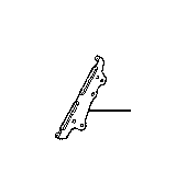 View Seat Lumbar Support Cushion Bracket (Left, Right, Front) Full-Sized Product Image