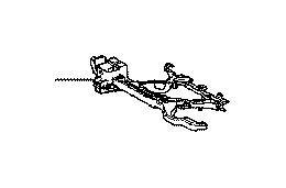 View Power Seat Wiring Harness Bracket (Left, Front) Full-Sized Product Image