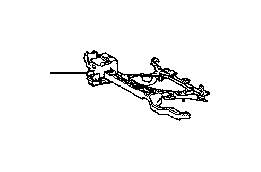 View Power Seat Wiring Harness Bracket (Left, Front) Full-Sized Product Image