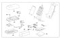View PANEL,  REAR SEAT CENTER ARMREST,  NO. 2 Full-Sized Product Image 1 of 1
