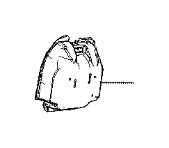 View Seat Belt Retractor Cover (Left, Right, Front) Full-Sized Product Image