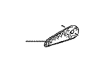 View Seat Back Recliner Adjustment Handle (Right) Full-Sized Product Image