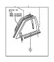 View Door Window Belt Weatherstrip (Right, Front) Full-Sized Product Image 1 of 1
