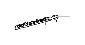 View Body Trim Molding Bracket (Right, Rear, Lower) Full-Sized Product Image 1 of 1