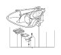 View UNIT ASSEMBLY,  HEADLAMP,  RIGHT Full-Sized Product Image