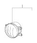 View Fog Lamp Service Part for Front Right. Fog Lights.  Full-Sized Product Image
