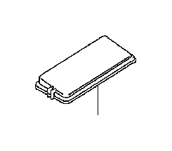 View Fuse Box Cover (Upper) Full-Sized Product Image 1 of 2