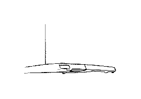 View Back Glass Wiper Blade (Rear) - Rear Blades Full-Sized Product Image