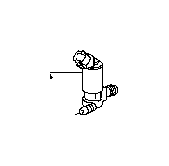 View Headlight Washer Pump Full-Sized Product Image