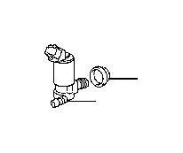View Headlight Washer Pump Full-Sized Product Image