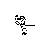 View ACTUATOR SUB-ASSEMBLY,  HEADLAMP WASHER,  LEFT Full-Sized Product Image 1 of 6