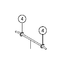 View HOSE,  WINDSHIELD WASHER (FROM JOINT TO JOINT),  NO. 4 Full-Sized Product Image