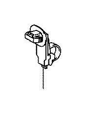 View Headlight Washer Hose Clamp Full-Sized Product Image