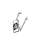 View Headlight Washer Cover Bracket Full-Sized Product Image