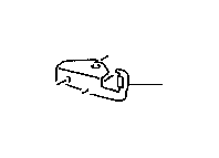 View BRACKET,  MULTI-MEDIA INTERFACE,  NO. 2 Full-Sized Product Image 1 of 6