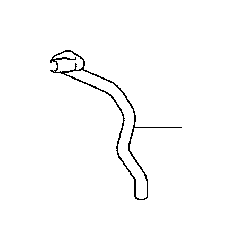 View A/C Evaporator Drain Full-Sized Product Image