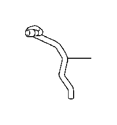 View A/C Evaporator Drain Full-Sized Product Image