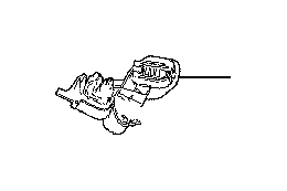 View A/C Refrigerant Line Bracket Full-Sized Product Image