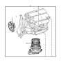 View MOTOR SUB-ASSEMBLY,  BLOWER WITH FAN Full-Sized Product Image