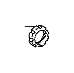 View NUT(FOR OVERDRIVE PLANETARY GEAR) Full-Sized Product Image