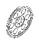 View GEAR SUB-ASSEMBLY,  DRIVE PLATE & RING Full-Sized Product Image