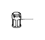 View Brake Master Cylinder Reservoir Strainer Full-Sized Product Image