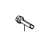 View Disc Brake Caliper Pin (Front, Rear) Full-Sized Product Image