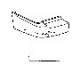 View EXTENSION,  REAR BUMPER,  LEFT Full-Sized Product Image 1 of 1