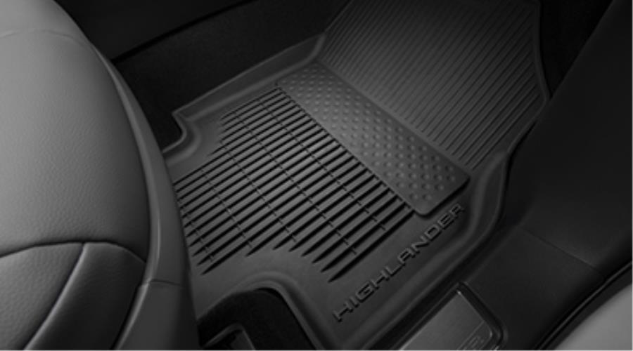 2022 Toyota Highlander XLE 2.5L Hybrid All Weather Floor Liners for